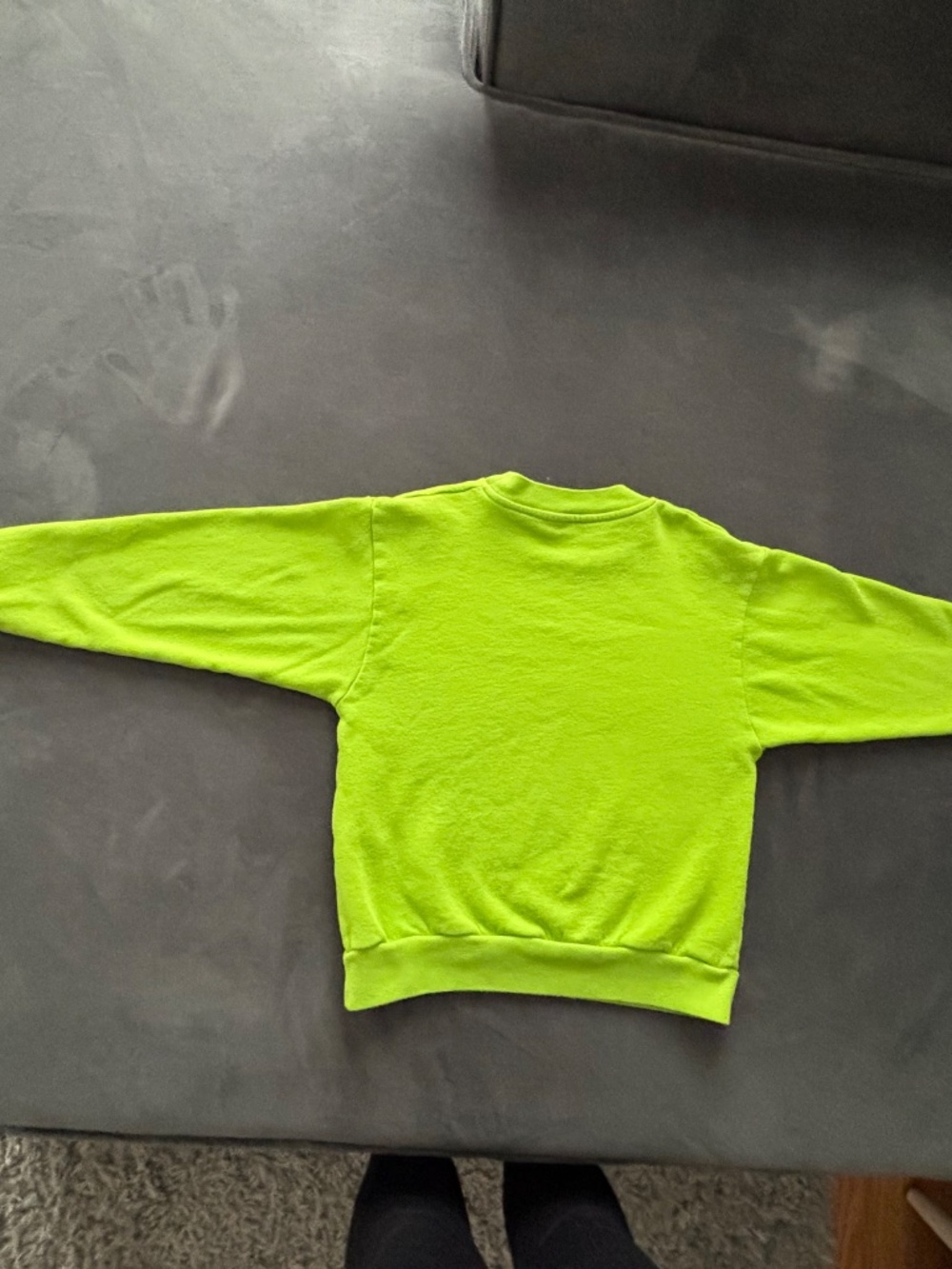 The Balenciaga Kids Logo Trademark Graphic Fleece Sweatshirt in size 8Y Unisex - Picture 5 of 15
